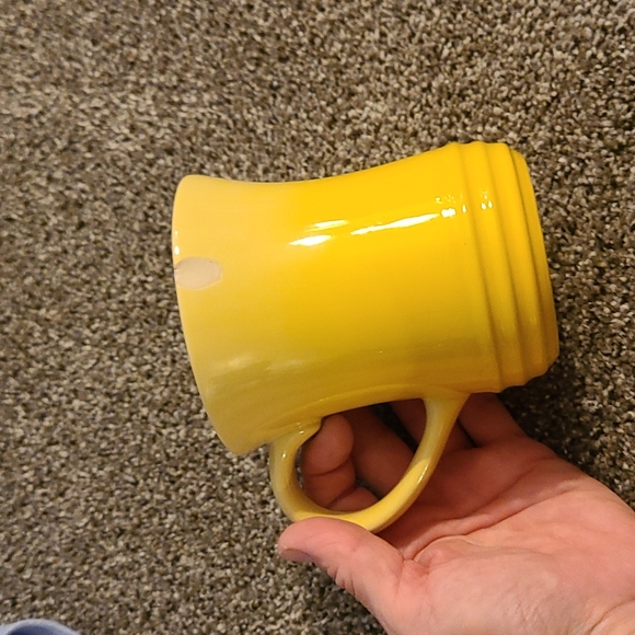 Le Creuset Kitchen Le Creuset Yellow Tea Mug Poshmark